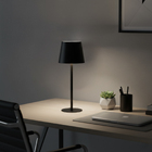 Luminária de Mesa LED  Shade Preto USB Inspire