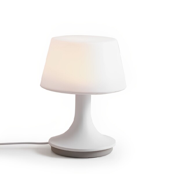 Luminária de Mesa LED Branca Plástico Portátil USB 120cm Oikos