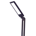 Luminária de Mesa LED Bronzearte Pelicano Retangular Preta Bivolt