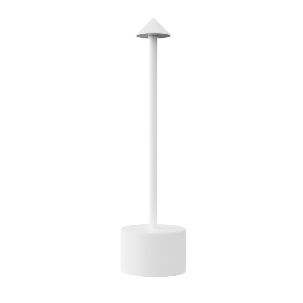 Luminária de Mesa LED Caret Branco USB Inspire