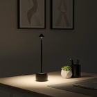 Luminária de Mesa LED Caret Preto USB Inspire