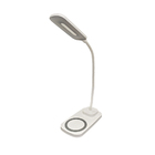 Luminaria De Mesa Led Carregador Induçao Celular Touch Articu