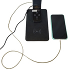 Luminaria De Mesa Led Carregador Induçao Celular Touch Flexiv