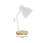 Luminária de Mesa LED Dimerizável Branca 3D Orion GMH