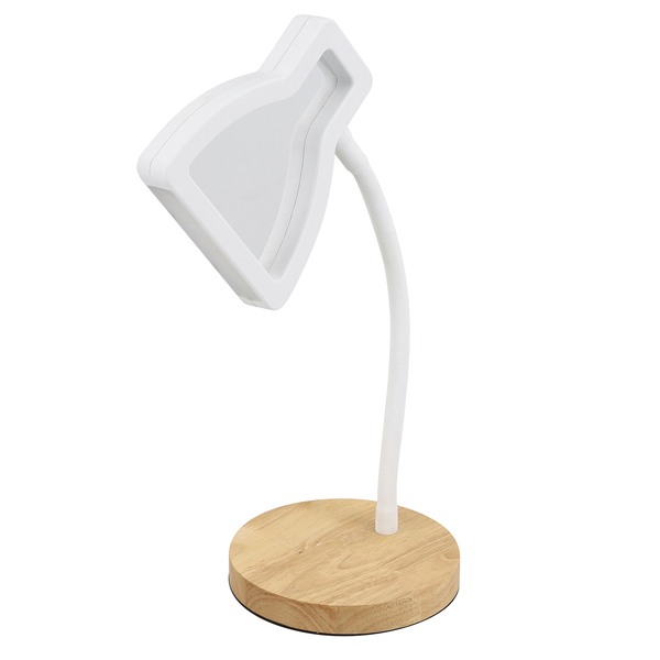 Luminária de Mesa LED Dimerizável Branca 3D Orion GMH Leroy Merlin