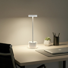 Luminária de Mesa LED Disco Branco USB Inspire