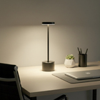 Luminária de Mesa LED Disco Preto USB Inspire