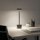 Luminária de Mesa LED Disco Preto USB Inspire