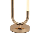 Luminária De Mesa Led Lua 23w 3000k Dourado Bivolt