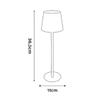 Luminária de Mesa LED Shade Branco USB Inspire