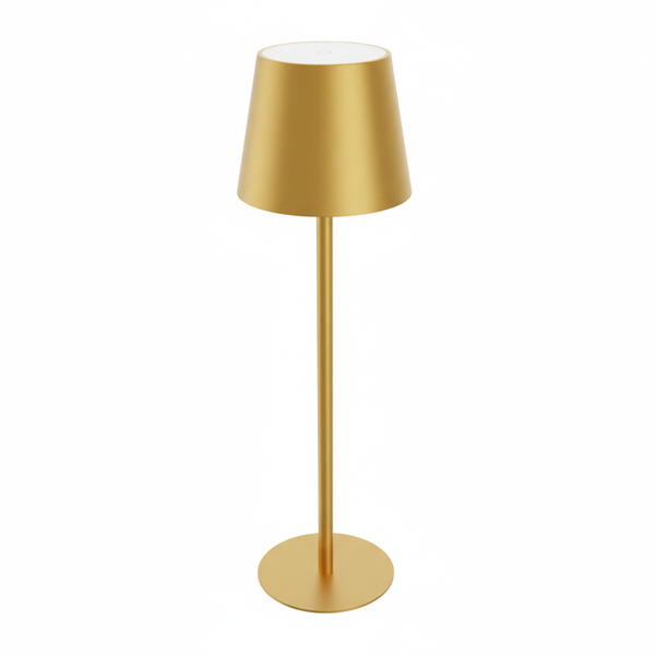 Luminária de Mesa LED Shade Dourado USB Inspire