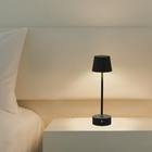 Luminária De Mesa Led Taschibra Louvre Recarregável Preto