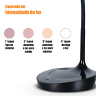 Luminária De Mesa Led Touch - Beltempo Preto