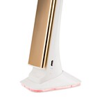 Luminária De Mesa Led Touch Com Relógio Solver Slm-101 - Dour