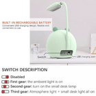 Luminária De Mesa Led Usb Infantil Alce Cinza