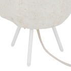 Luminária de Mesa Linden E27 41cm Branco Inspire