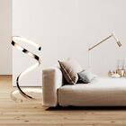 Luminária De Mesa Lm-301 15w 4000k Dourada Para Salas E Quart