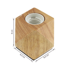 Luminária de Mesa Madeira Twist Gmh