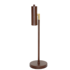 Luminária de Mesa Margot Com Cúpula Articulada Marrom Cortem