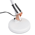 Luminária de Mesa Metal E27 Desk Deluxe Branca Gmh