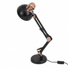 Luminária de Mesa Metal E27 Desk Deluxe Preta Gmh