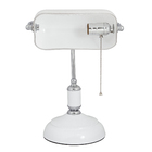 Luminária de Mesa Metal E27 Inglêsa Branca Gmh