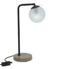 Luminária de Mesa Metal Preta Belight Bivolt Auremar