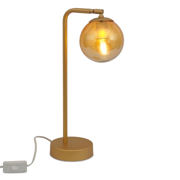 Luminária de Mesa Metal Preta Belight Bivolt Auremar