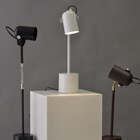 Luminária de Mesa Nelle Com Cúpula Articulada Preta