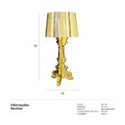 Luminária De Mesa Polaris - Abajur - Dourado