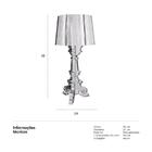 Luminária De Mesa Polaris - Abajur - Prata