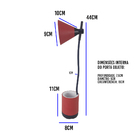 Luminaria De Mesa Porta Objetos Iluminado Touch Led