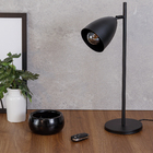 Luminária de Mesa Preta Alumínio Bella Auremar