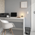 Luminária de Mesa Preta Alumínio e Aço Hitech Attena