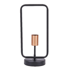 Luminária de Mesa Preta Fosco Metal Nino Inspire