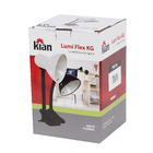 Luminária de Mesa Preta Metal Flex Kian