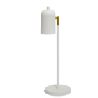 Luminária de Mesa Sandra Com Cúpula Articulada Branca