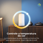 Luminária de Mesa Smart Branca Wi-Fi Positivo