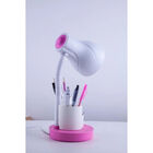 Luminária De Mesa Spiralle Pink Porta Lápis E27 Bivolt