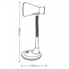 Luminária De Mesa Taschibra Tlm 03 E27 Bivolt - Cinza - Único