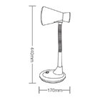 Luminária De Mesa Taschibra Tlm 03 Rosa Bivolt