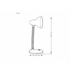 Luminária De Mesa Taschibra Tlm 04 Bivolt E27 Branco