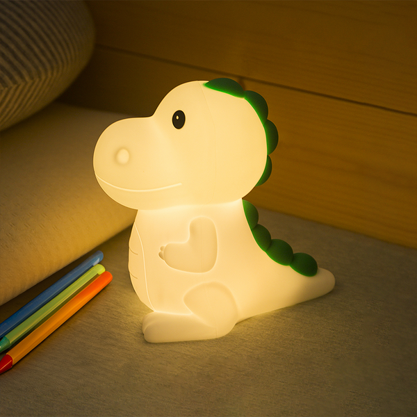 Luminária De Mesa Taschibra Touch Soft Led Dino Rex Rgb Recar