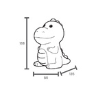 Luminária De Mesa Taschibra Touch Soft Led Dino Rex Rgb Recar