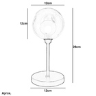 Luminária De Mesa Touch Abajur Harmony Escovado