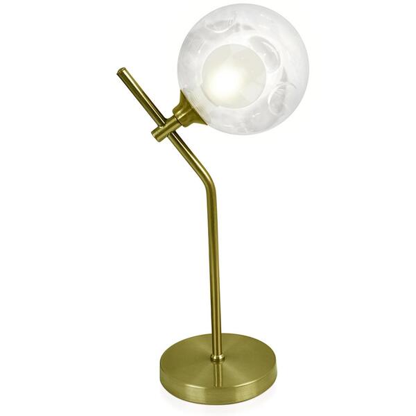 Luminária De Mesa Touch Aro Jabuticaba Globo Harmony Dourado