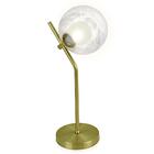 Luminária De Mesa Touch Aro Jabuticaba Globo Harmony Dourado