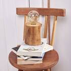 Luminária De Mesa Tronco De Eucalipto