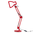 Luminária de Mesa Vermelha Metal 3D Lamp Gmh