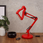 Luminária de Mesa Vermelha Metal 3D Lamp Gmh